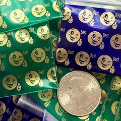 BaggiesSince1987 – 1515 Baggies Design Zip Bags METALLIC PRNT A1~76, READ DETAIL