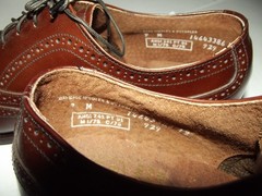 Iron Age Safety Shoes Mens9M Brown Leather Wingtip Steel Toe Oil Proof Bostonian