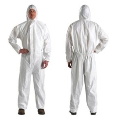 3-30 Pack Disposable SMS Coverall with Hood, Painter’s Suit M L XL 2XL 3XL