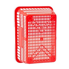 Uimoso Stackable Shopping Baskets with Handles – Set of 12 for Retail Use
