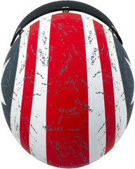 MPH9701DOT ‘Maverick’ 3/4 Open Face Stars and Stripes Motorcycle Helmet for Men