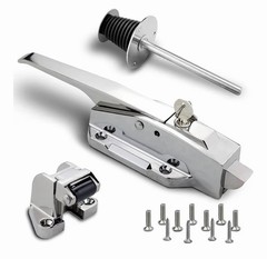 Cooler Door Handle with Latch Complete Cooler Door Latch Kit Freezer Door Handle