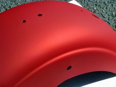 Flat Red Powder Coating Paint – New 1LB
