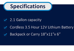 Electrostatic Backpack Sprayer