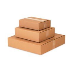 UOFFICE Flat Corrugated Boxes 12 x 10 x 4″ Bundle of 25 Ecommerce Shipping Boxes