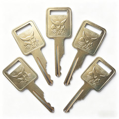 5pcs Bobcat Ignition Key Fits Skid Steer Loaders and Mini Excavators 6693241