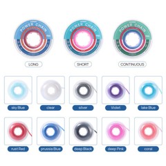 Dental Ortho elásticos cadena látex ligadura elástica bandas para soportes Ties