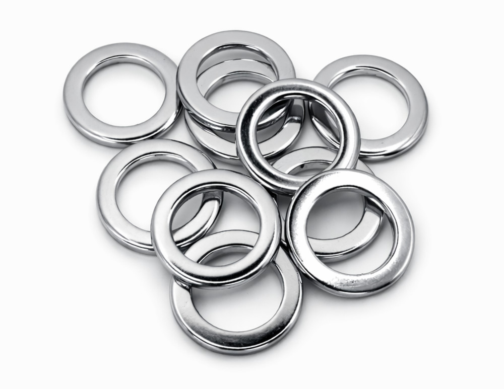 20 Pack Chrome Standard Wheel Washers Center Hole For Mag Seat Lug Nuts