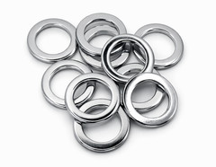 20 Pack Chrome Standard Wheel Washers Center Hole For Mag Seat Lug Nuts