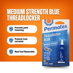 Permatex Medium Strength Threadlocker Blue 6ml Automotive Fastener Sealant