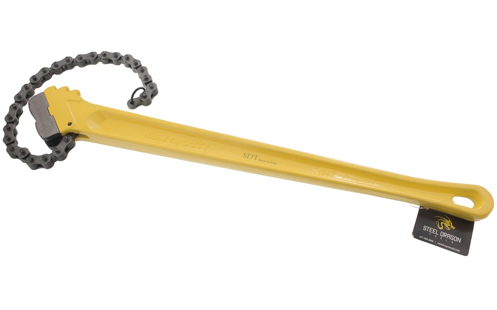 Steel Dragon Tools® 24″ Chain Pipe Wrench 31325 with 20″ Chain