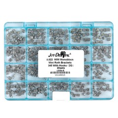 AZDENT Dental Orthodontic MIM Monoblock Brackets Braces Mini Roth/MBT Hooks 345