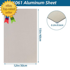 6061 T6 Aluminum Sheet 12X16X1/4 Inch Thickness Durable Aluminum Plate Thick