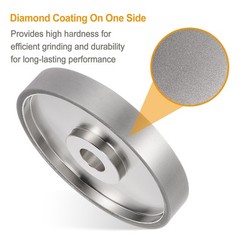 Diamond Lapidary Wheel 6″ x 1″ Arbor Hole 600 Grit Grinding Wheels