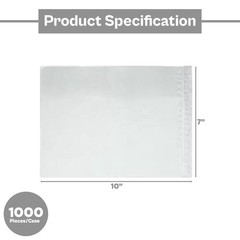 Clear Self-Seal Packing List Enclosed Envelopes Plain Face 7″ x 10″ – 1000 Pack