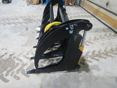 84 Inch skid steer MS Attachments root rake grapple Heavy Duty Cat Case Bobcat