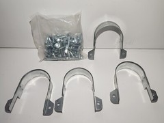 2″ CPVC TWO-HOLE 90° SIDE MOUNT STRAP SKU:077 ( ONLY SALE BOX OF 100 PCS )