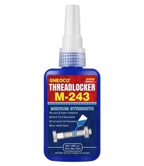 Threadlocker Blue, Thread Lock Medium Strength Lock Tight for Nuts, Bolts, Faste