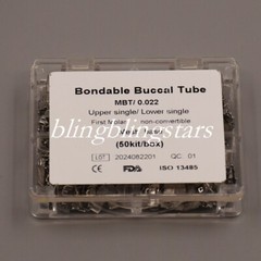 50 Set/Box Dental MBT 022 Ortodo Bucales1st Molar Bondable Mesh Base Buccal Tube