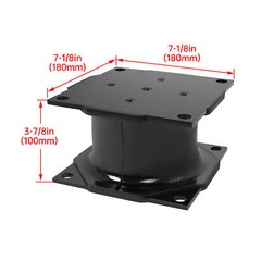 4PCS Rubber Isolator Shock Mounts For Stanley Hydraulic Vibratory Compactor
