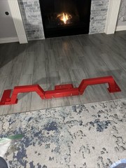 Red powder coat Sherwin Williams Powdura TGIC 