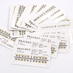 Dental Orthodontic Metal Bracket Braces Mini Standard Roth MBT Edgewise 25 Model