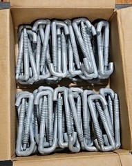 (Box of 100) PPC 40-43007 Galvanized Steel J Drive Hook 7/16″ x 4-3/4″ FREE SHIP