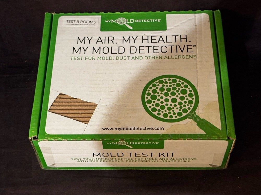 My Mold Detective MMD-103 – 3-Room Kit 3 Indoor + 1 Outdoor Sample Test For Mold