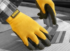 DeWalt DPG70 Textured Rubber Coated Gripper Work Gloves You Pick The Size