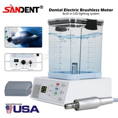 Dental Brushless LED Electric Micro Motor with Water/1:5/1:1 LED Handpiece UPS