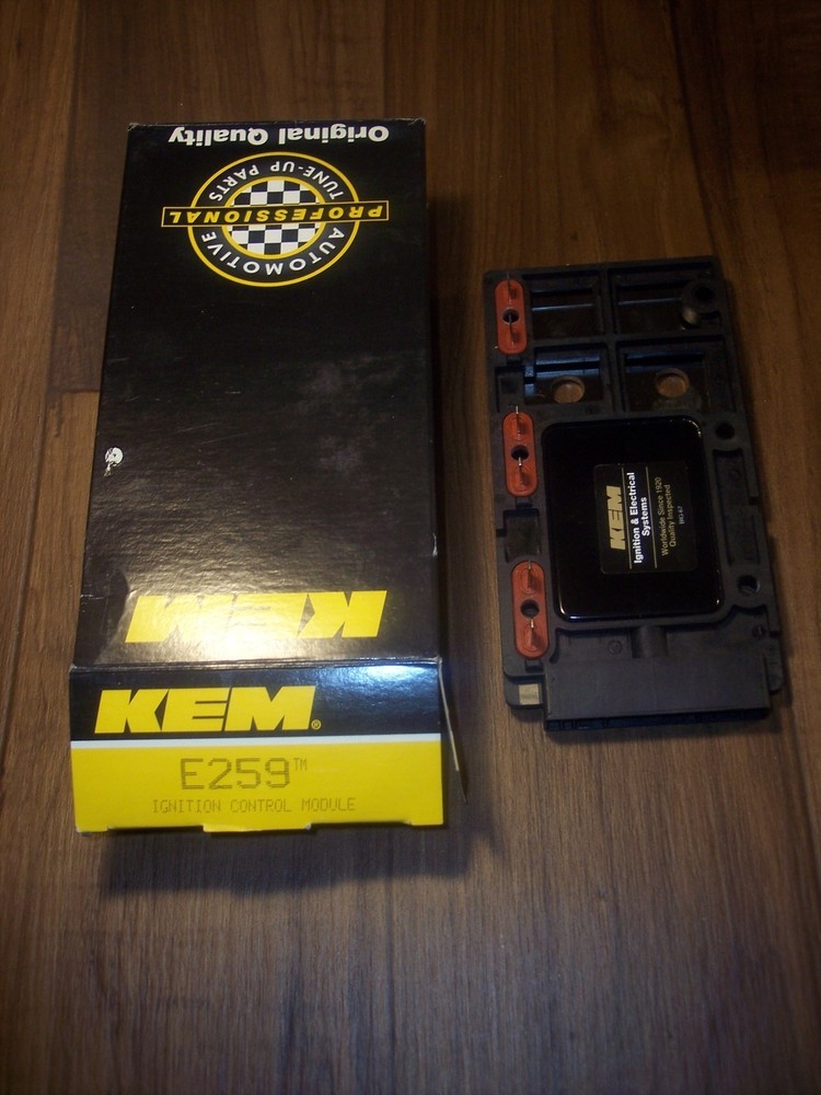 NOS AS SHOWN KEM Parts Ignition Control Module E259 (DS1004 DR158 LX364T) Q3L3