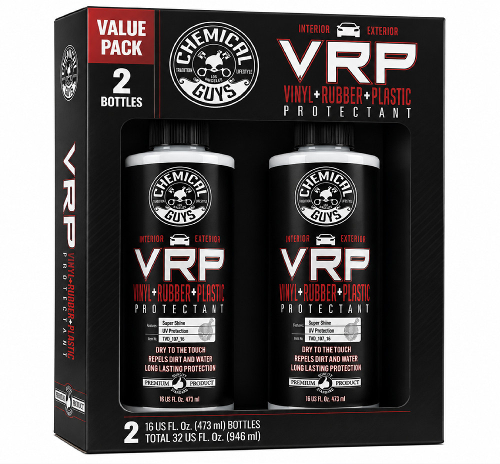 2 PK Chemical Guys VRP (Vinyl/Rubber/Plastic) Super Shine Dressing – 16oz (P6)