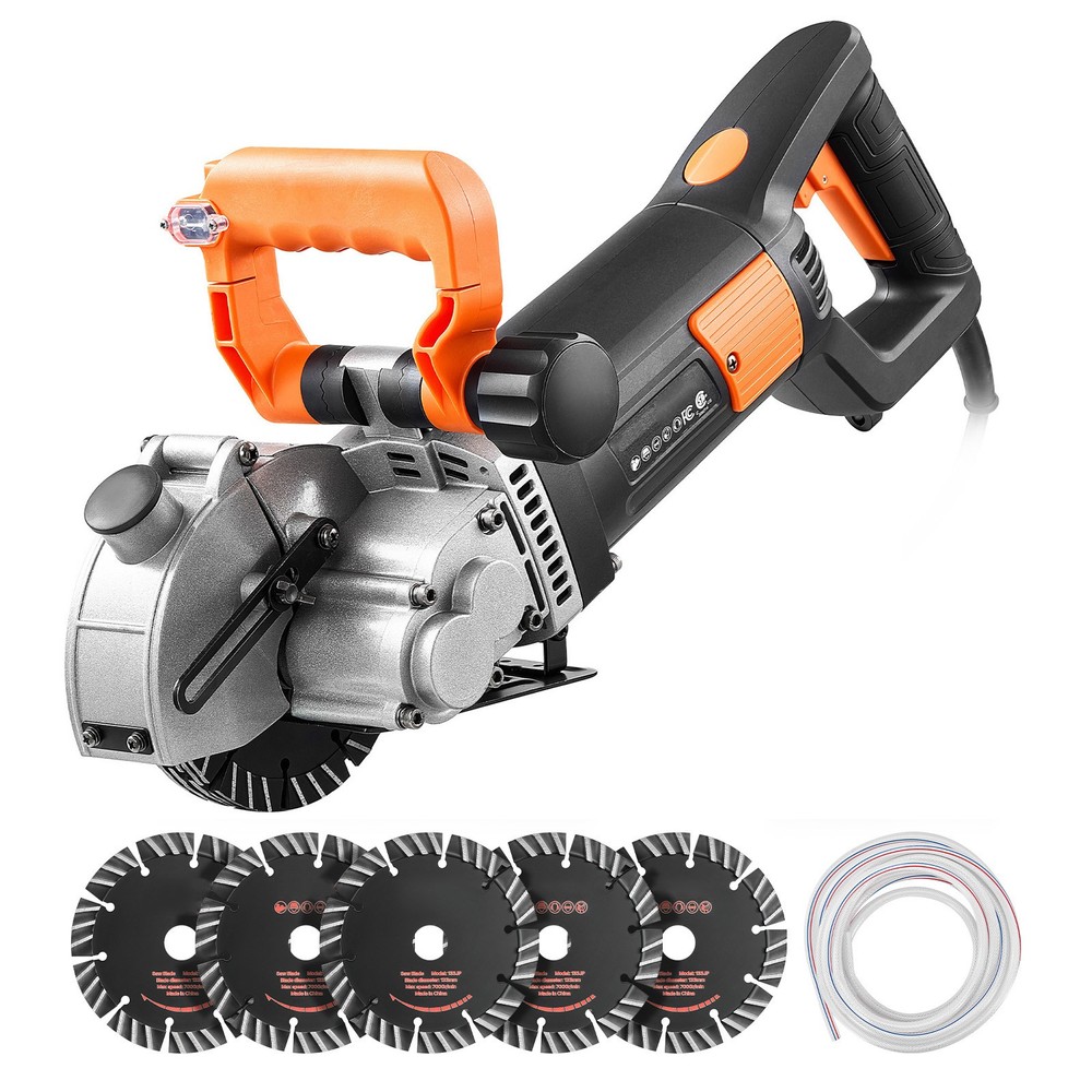Uimoso Electric Wall Chaser 4800W Groove Cutter Machine with 6800RPM and Guide