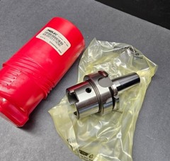 Parlec HSK63A ¼” Shrink Fit Tool Holder 25,000 RPM .83″ Nose 3.15″ P. HSK 63