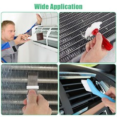 5Pcs Air Conditioner Fin Cleaner Set Fin Comb Condenser Straightener Repair Tool
