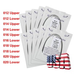 100PCS Dental Orthodontic NITI Arch Wire Round Super Elastic NITI Ovoid Form USA