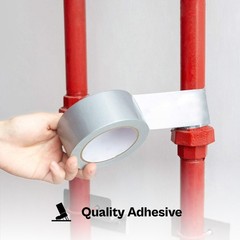 12 Rolls 2″ x 55 Yards Silver Heavy Duct Tape 6 MIL Utility Grade Adhesive Tapes