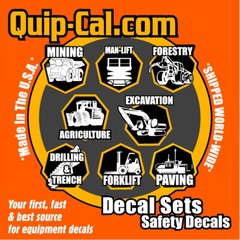 Cat D6D, Cat D7G, Cat D8H Early Version Decal Set. Early Cat Dozer Decals