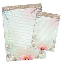 Papaya Art E6 Higher Love Lined Illustrated Double Sided Legal Pad 8.5″ x 11.8”