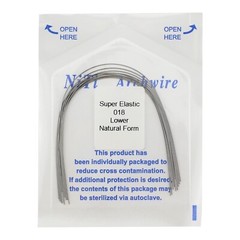 100PCS Dental Orthodontic Niti Arch Wire Natural Form Arches Round Rectangular