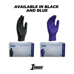 1st Choice 3 Mil Indigo Nitrile Exam Gloves Latex Free, Disposable Medical