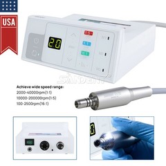 Dental Electric Handpiece Motor System LED Brushless Built-in 1:1 1:5 16:1 Modes