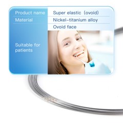 AZDENT Dental Orthodontic Super Elastic NITI Arch Wire Round Ovoid/Square/Nature