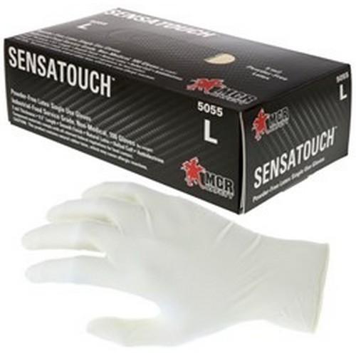SensaTouch™ 9.5″ 5 mil Latex Powder-Free Chlorinated Industrial Food Service