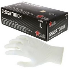 SensaTouch™ 9.5″ 5 mil Latex Powder-Free Chlorinated Industrial Food Service