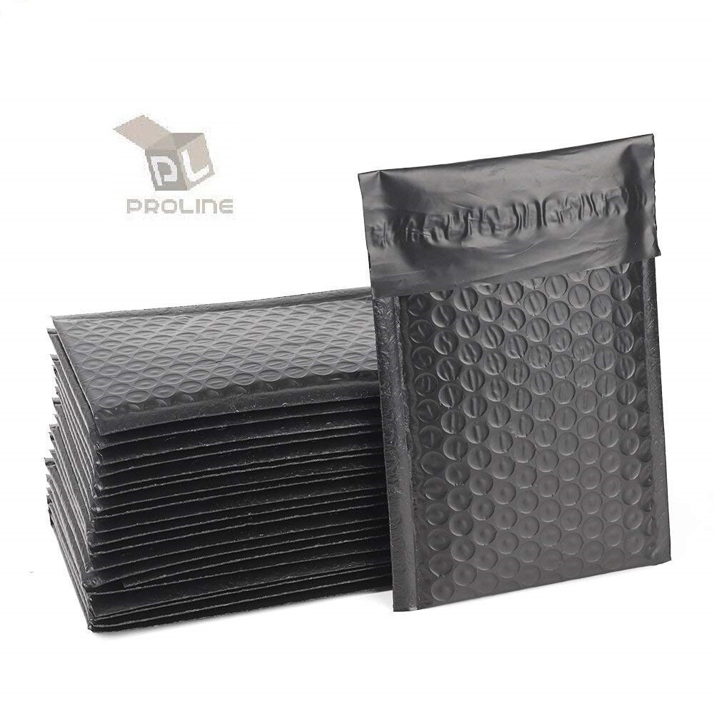ProLine® 50 Black #2 8.5×12 Poly Bubble Padded Self Seal Envelopes Mailers