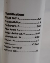 Plumb Pak PP840-90 Light CUtting Oil Sulfurized Chlorinated Base Threading 1qt