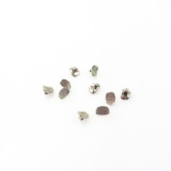 Dental Orthodontic Lingual Buttons Bondable Ceramic Round/Rectangular Base 10Pcs