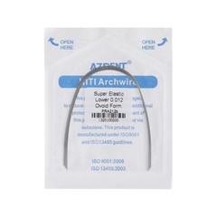 AZDENT Dental Orthodontic Super Elastic Niti Arch Wire Round Ovoid/Nature Form