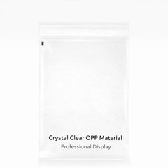 Clear Resealable OPP Cello Bags 1.5 Mil Poly w/ Suffocation Warning – Multi Size
